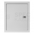 Szafka multimedialna lokalowa 340x400x75mm biała podtynkowa SDOM-P-1