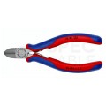 Szczypce boczne tnące cążki 125mm ze sprężyną rozpierającą KNIPEX 76 22 125