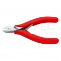 Szczypce boczne tnące dla elektroników 115mm precyzyjne okragłe ze ścięciem KNIPEX 77 01 115