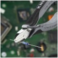 Szczypce boczne tnące dla elektroników 130mm precyzyjne okragłe bez ścięcia KNIPEX 77 82 130 ESD