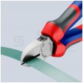 Szczypce boczne tnące uniwersalne 180mm fosforanowane KNIPEX 70 02 180
