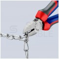 Szczypce boczne tnące uniwersalne 180mm fosforanowane KNIPEX 70 02 180