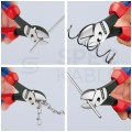 Szczypce boczne tnące ze zwiększonym przełożeniem 180mm wielokomponentowe KNIPEX 73 72 180