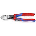 Szczypce boczne tnące ze zwiększonym przełożeniem 200mm fosforanowane KNIPEX 74 02 200