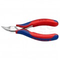 Szczypce chwytające dla elektroników 115mm precyzyjne zagięte KNIPEX 35 42 115