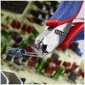 Szczypce czołowe tnące dla elektroników 115mm 27° precyzyjne dla elektroników KNIPEX 64 42 115
