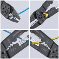 Szczypce do zaciskania końcówek kablowych 0,5-6mm2 ze ściągaczem izolacji KNIPEX 97 22 240