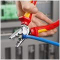 Szczypce do zaciskania tulejek kablowych 0,25-16mm2 izolowane VDE 1kV dla elektryka KNIPEX 97 78 180