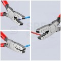Szczypce do zaciskania tulejek kablowych 0,25-2,5mm2 powlekane KNIPEX 97 68 145 F