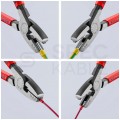 Szczypce do zaciskania tulejek kablowych 0,5-6mm2 powlekane KNIPEX 97 81 180