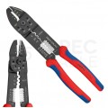 Szczypce do zaciskania zagniatania końcówek kablowych izolowanych 0,5-6mm2 z otworami do cięcia wkrętów KNIPEX 97 32 240