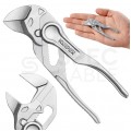 Szczypce nastawne uniwersalne XS 100mm chromowane Klucz do rur i armatury KNIPEX 86 04 100