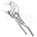 Szczypce nastawne uniwersalne XS 100mm chromowane Klucz do rur i armatury KNIPEX 86 04 100