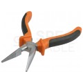 Szczypce półokragłe tnące uniwersalne 160mm proste ząbkowane NEO 01-013