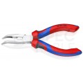 Szczypce półokragłe tnące uniwersalne 160mm wygięte chromowane dla elektryka KNIPEX 25 25 160