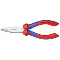 Szczypce półokragłe tnące uniwersalne 160mm wygięte chromowane dla elektryka KNIPEX 25 25 160