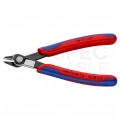 Szczypce precyzyjne tnące 125mm Super Knips czernione ze sprężyną przytrzymującą dla elektroników KNIPEX 78 71 125