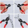 Szczypce tnące przegubowe 160mm CoBolt S powlekane z wgłębieniem KNIPEX 71 31 160