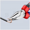 Szczypce uniwersalne 145mm chromowane ostro zakończone Kombinerki do chwytania i cięcia KNIPEX 08 25 145