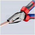 Szczypce uniwersalne 160mm fosforanowane Kombinerki do chwytania i cięcia KNIPEX 03 02 160