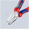 Szczypce uniwersalne 180mm chromowane Kombinerki do chwytania i cięcia KNIPEX 03 05 180
