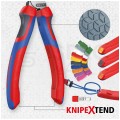 Szczypce uniwersalne 180mm fosforanowane Kombinerki do chwytania i cięcia KNIPEX 03 02 180