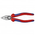 Szczypce uniwersalne 180mm fosforanowane Kombinerki do chwytania i cięcia KNIPEX 03 02 180