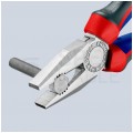 Szczypce uniwersalne 200mm chromowane Kombinerki do chwytania i cięcia KNIPEX 03 05 200