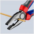 Szczypce uniwersalne 200mm fosforanowane Kombinerki do chwytania i cięcia KNIPEX 03 02 200