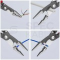 Szczypce wielofunkcyjne 6w1 dla elektryka 200mm z zaczepem do prac elektroinstalacyjnych KNIPEX 13 82 200 T
