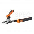 Szczypce wielofunkcyjne tnące z zaciskarką tulejek 2w1 dla elektryka 200mm Kraft&Dele KD10809