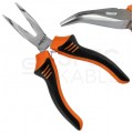 Szczypce wydłużone wygięte 180mm kombinerki do cięcia i chwytania NEO 01-255