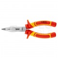 Szczypce wygięte 180mm kombinerki do chwytania i cięcia polerowane izolowane 1kV NEO 01-228