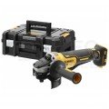Szlifierka akumulatorowa 18V ( bez akumulatora ), wyłącznik łopatkowy, silnik bezszczotkowy, do szlifowania i cięcia, tarcza 125mm 9000 obrotów/min M14 + walizka T-SATK DCG406NT DeWALT