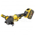 Szlifierka akumulatorowa 54V FLEXVOLT ,silnik bezszczotkowy, do szlifowania i cięcia, tarcza 125mm 9000 obrotów/min M14 + 2x akumulator Li-Ion XR FLEXVOLT 6.0Ah ( w zestawie z ładowarką ) + walizka T-STAK DCG418T2 DeWALT
