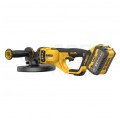 Szlifierka akumulatorowa 54V FLEXVOLT ,silnik bezszczotkowy, do szlifowania i cięcia, tarcza 125mm 9000 obrotów/min M14 + 2x akumulator Li-Ion XR FLEXVOLT 9.0Ah ( w zestawie z ładowarką ) + walizka DCG460X2 DeWALT
