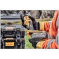 Szlifierka akumulatorowa 54V FLEXVOLT ,silnik bezszczotkowy, do szlifowania i cięcia, tarcza 125mm 9000 obrotów/min M14 + 2x akumulator Li-Ion XR FLEXVOLT 9.0Ah ( w zestawie z ładowarką ) + walizka T-STAK DCG418X2 DeWALT