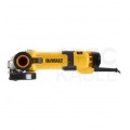 Szlifierka kątowa sieciowa 230V 1500W,łagodny rozruch, suwak NO-VOLT, regulacja prędkości do szlifowania i cięcia, tarcza 125mm 10500 obrotów/min M14 DWE4257 DeWALT