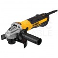 Szlifierka kątowa sieciowa 230V 1700W, suwak NO-VOLT, silnik bezszczotkowy do szlifowania i cięcia, tarcza 125mm 8800 obrotów/min M14 DWE4369 DeWALT