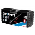 Szlifierka sieciowa 230V 710W teleskopowa do gipsu, tynków gipsowych, tarcza 215mm w zestawie z okrągłymi i trójkątnymi stopami, akcesoriami oraz walizką GRAPHITE 59G264