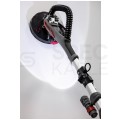 Szlifierka sieciowa 230V 710W teleskopowa do gipsu, tynków gipsowych, tarcza 215mm w zestawie z okrągłymi i trójkątnymi stopami, akcesoriami oraz walizką GRAPHITE 59G264