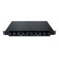Szuflada zapasu kabla do szafy RACK 19" 1U 270mm przełącznica wysuwana z organizerem Czarna
