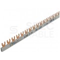 Szyna łączeniowa widełkowa 1-fazowa 12mm2 80A na 54 moduły PAWBOL