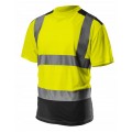 T-Shirt, koszulka odblaskowa ostrzegawcza, żółta z ciemnym dołem robocza rozmiar L/52 NEO 81-730-L