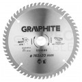 Tarcza tnąca widiowa do pilarki i zagłębiarki 165x20mm 60T GRAPHITE 55H689