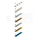 Taśma 320x LED COB 2835 9W/mb biała zimna IP20 12V op=5m