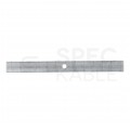 Taśma aluminiowa cięta do mocowania kabli (np. YDY, YDYp) Uchwyt kablowy 80mm z otworem 3,4mm TA-C-80 1kg