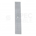Taśma aluminiowa cięta do mocowania kabli (np. YDY, YDYp) Uchwyt kablowy 80mm z otworem 3,4mm TA-C-80 1kg