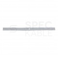 Taśma aluminiowa cięta do mocowania kabli (np. YDY, YDYp) Uchwyt kablowy 80mm z otworem 3,4mm TA-C-80 1kg