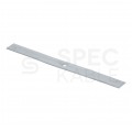 Taśma aluminiowa cięta do mocowania kabli (np. YDY, YDYp) Uchwyt kablowy 80mm z otworem 3,4mm TA-C-80 1kg